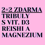 2+2 INGYENES: Tribulus D3 vitaminnal + magnézium + Reishi