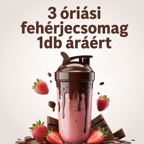 3 óriási fehérjecsomag 1 db áráért