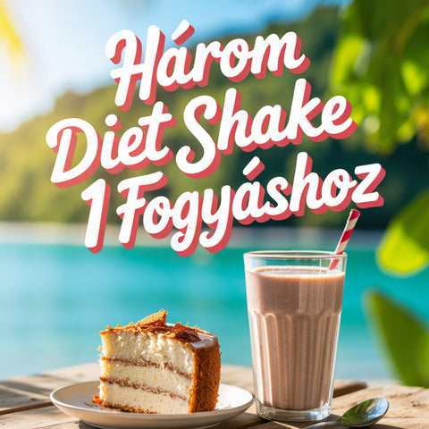 Három DIET SHAKE 1 áráért a fogyáshoz
