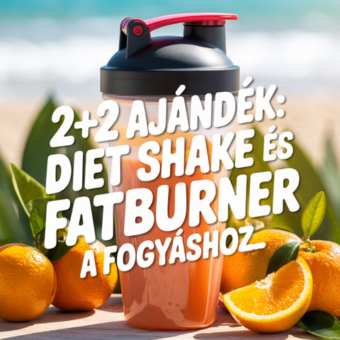 2+2 AJÁNDÉK: Diet shake és FATBURNER a fogyáshoz